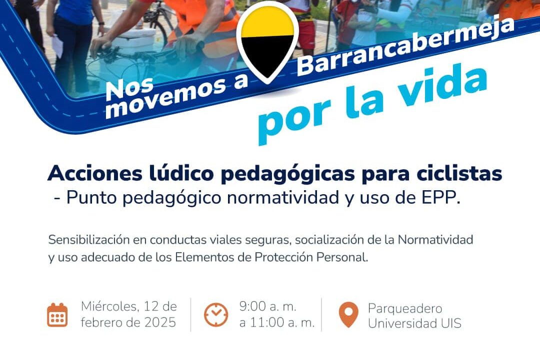 Acciones lúdicas pedagógicas para ciclistas