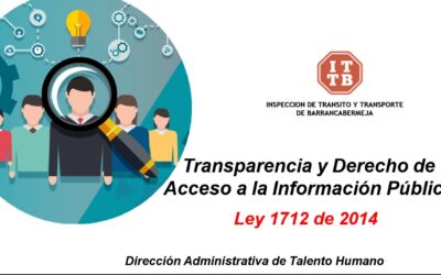 Capacitación Ley Transparencia y Acesso a la Informacion Publica ITTB