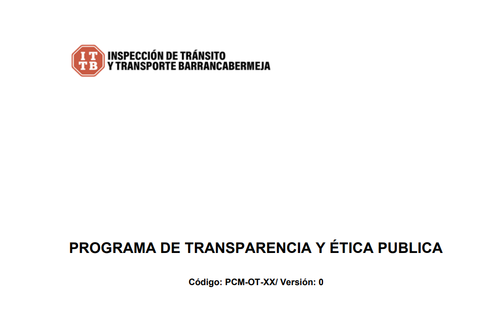 Programa de Transparencia y Ética Publica